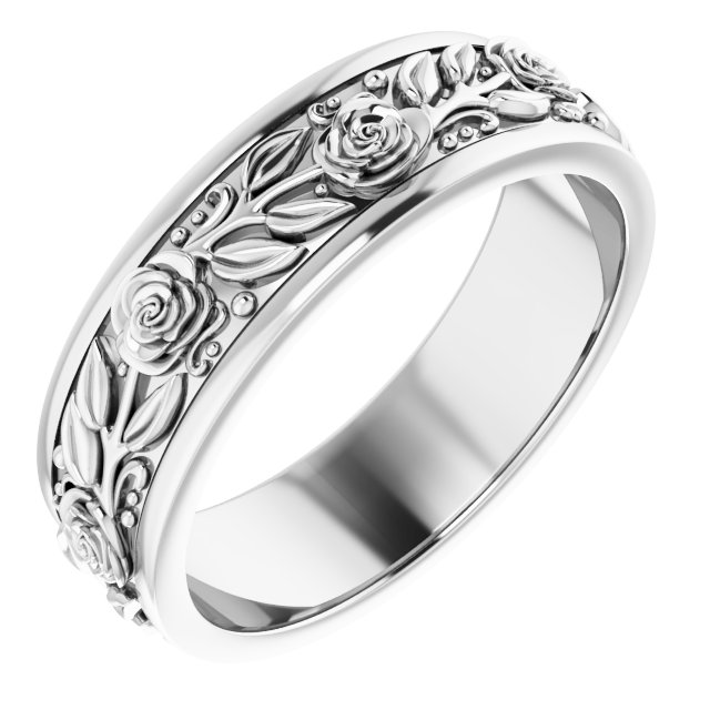 Floral Flat Band