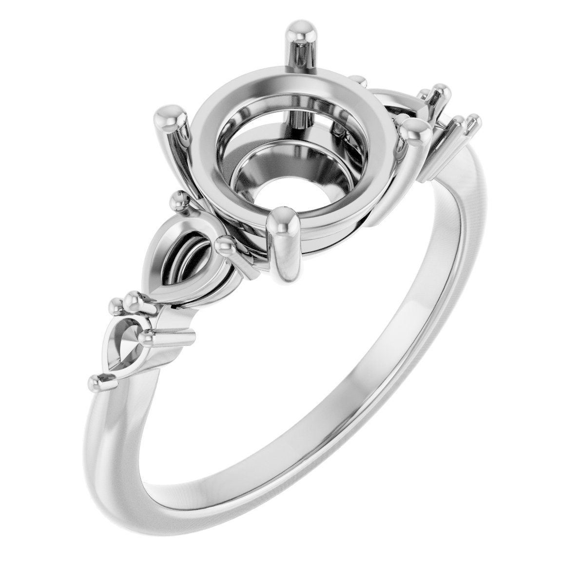 Accented Engagement Ring