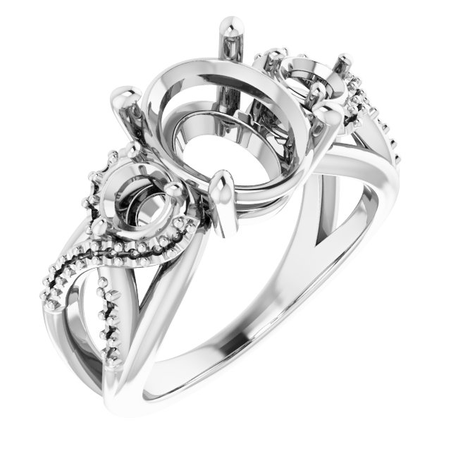Three-Stone Engagement Ring