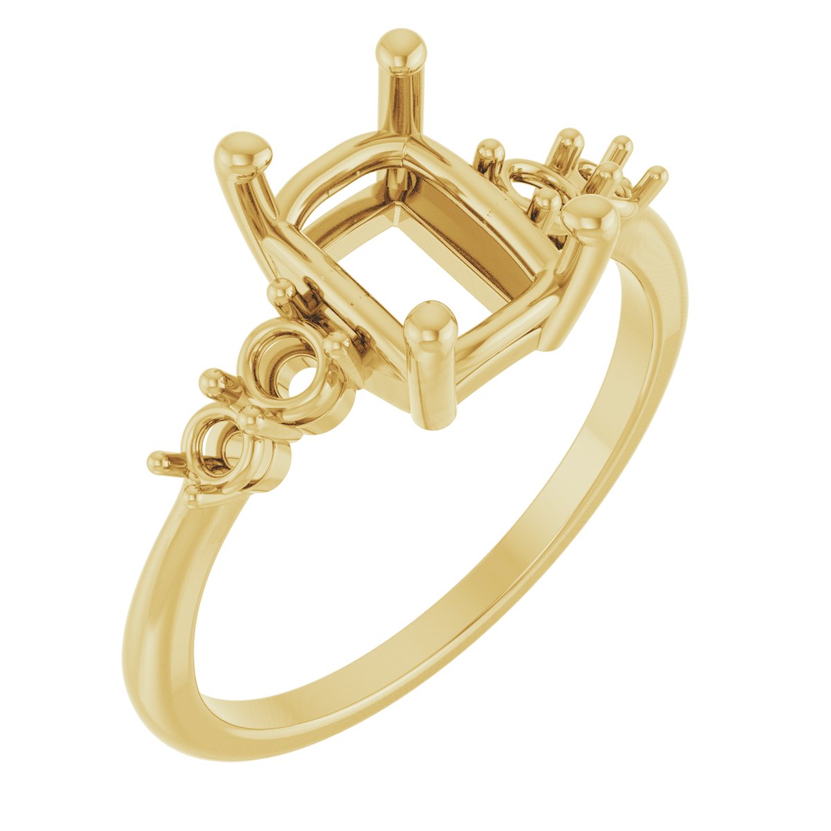 Accented Engagement Ring or Band