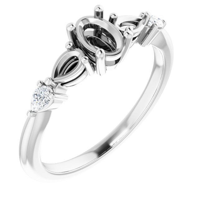 14k White Gold