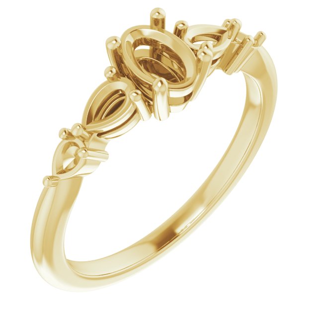 Accented Engagement Ring