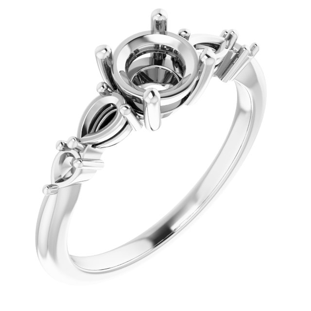 Accented Engagement Ring