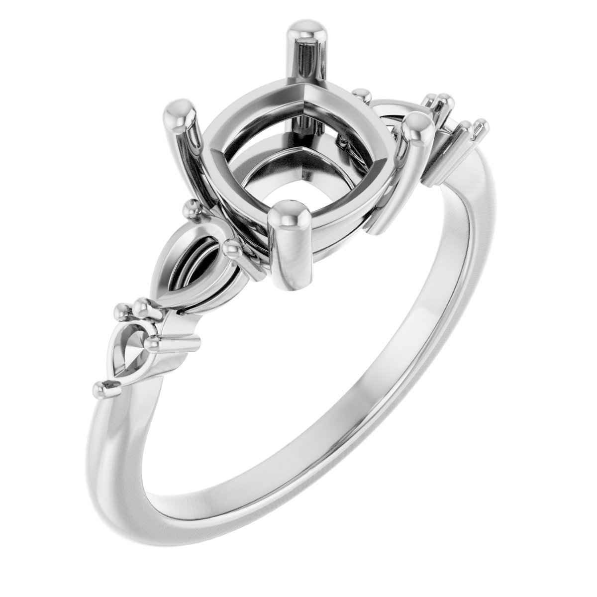 Accented Engagement Ring