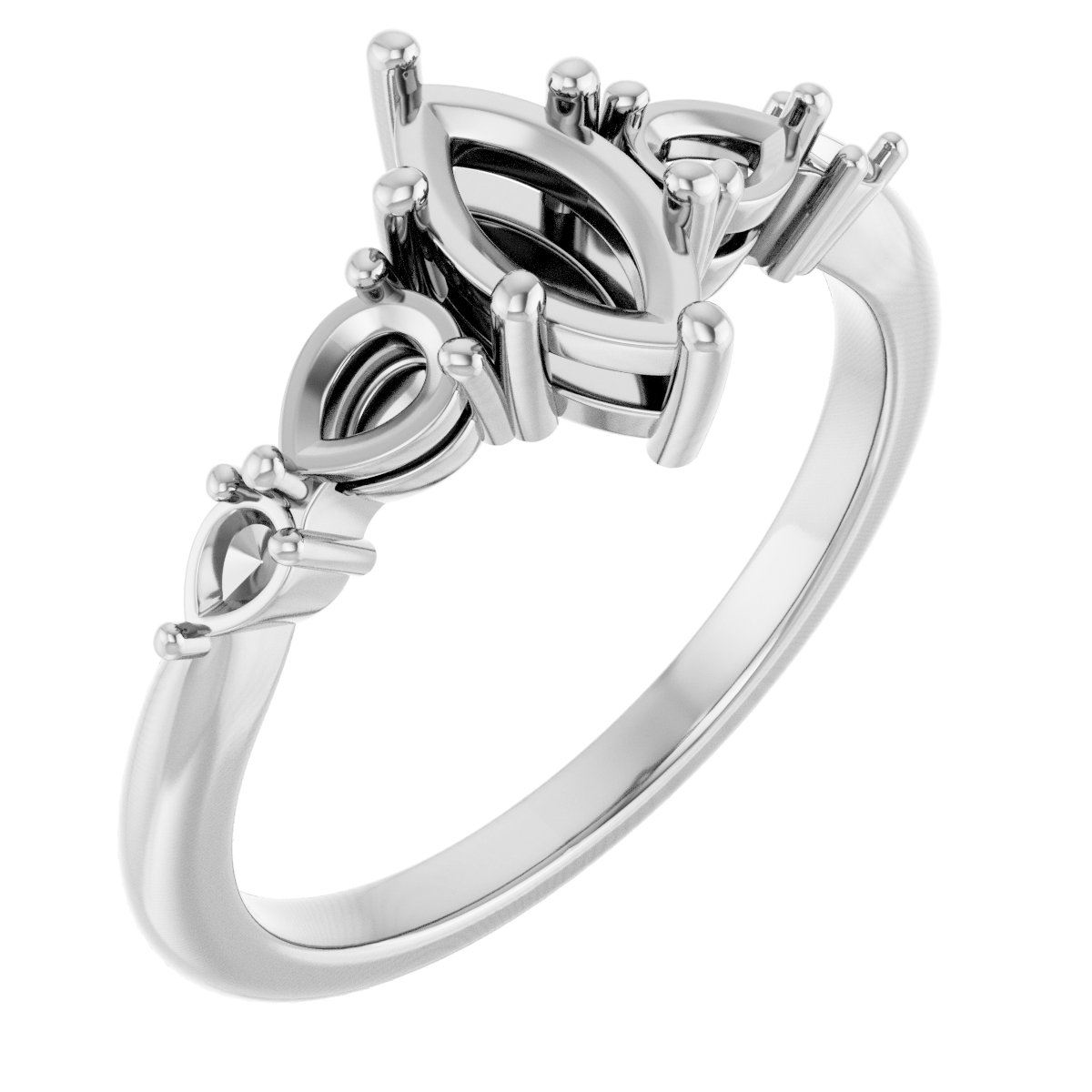 Accented Engagement Ring