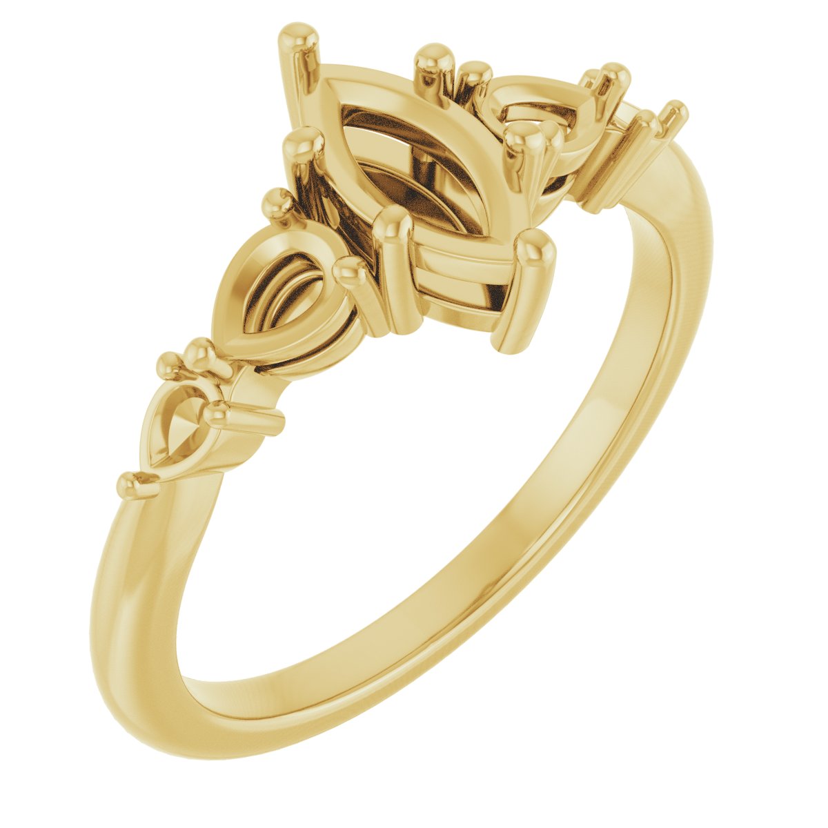 Accented Engagement Ring