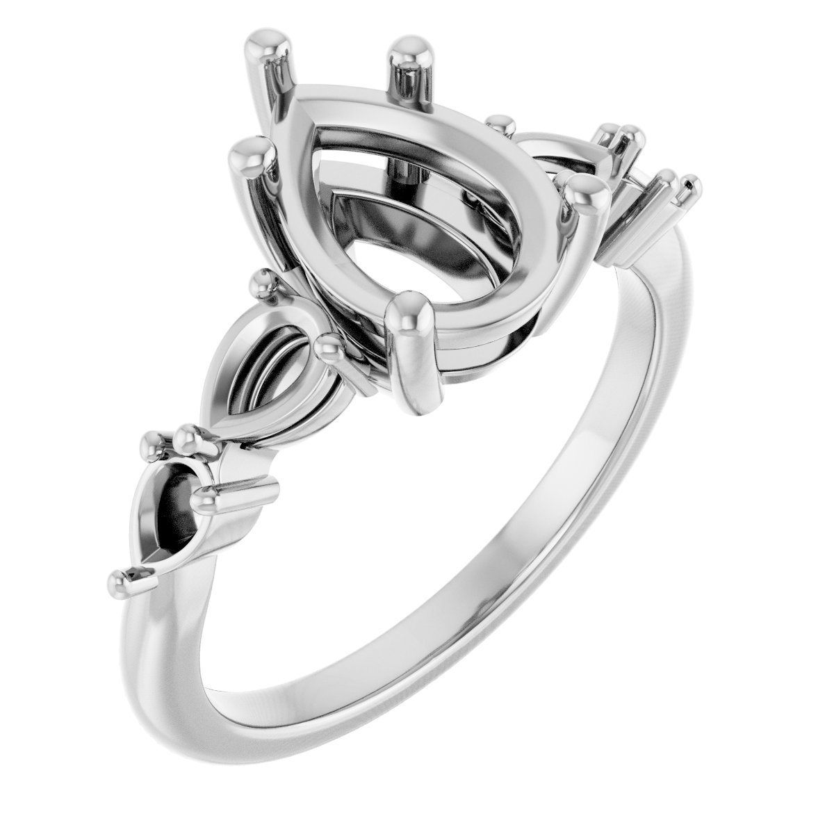Accented Engagement Ring