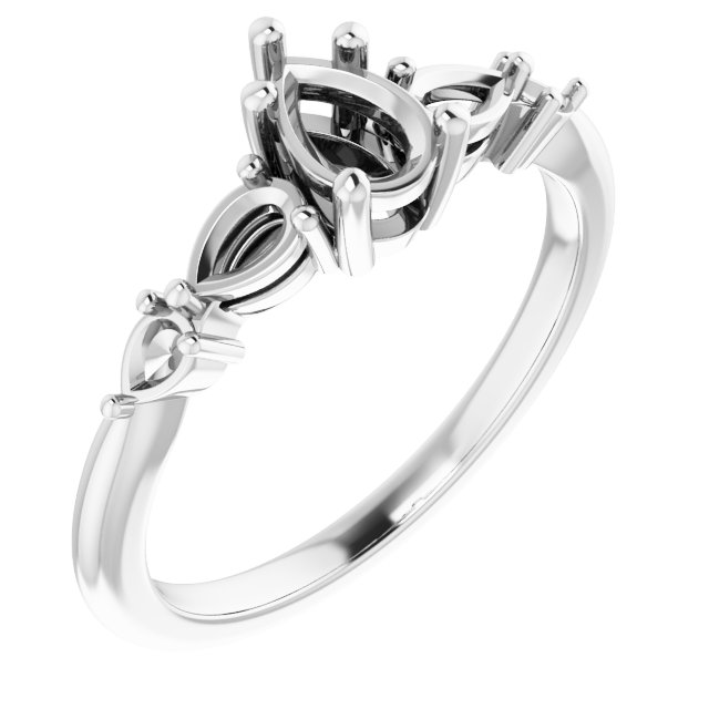 Accented Engagement Ring