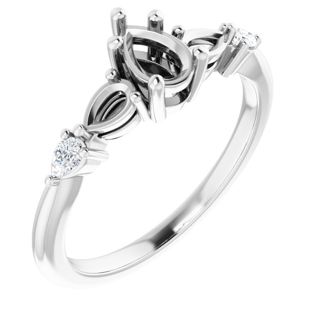 14k White Gold