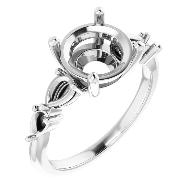 Accented Engagement Ring