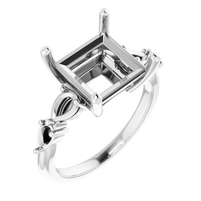 Accented Engagement Ring