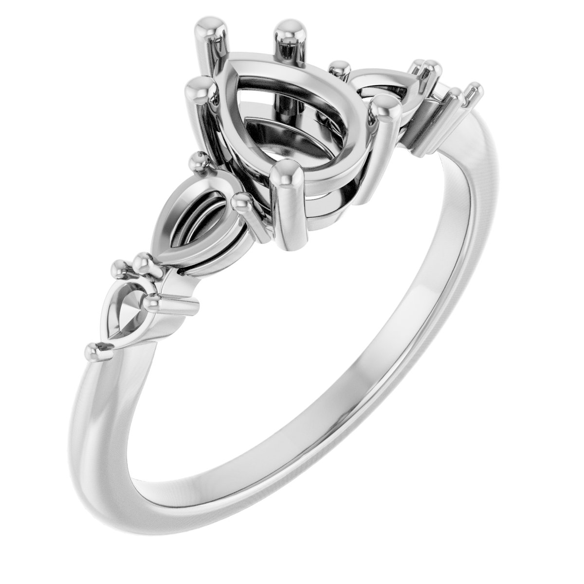 Accented Engagement Ring