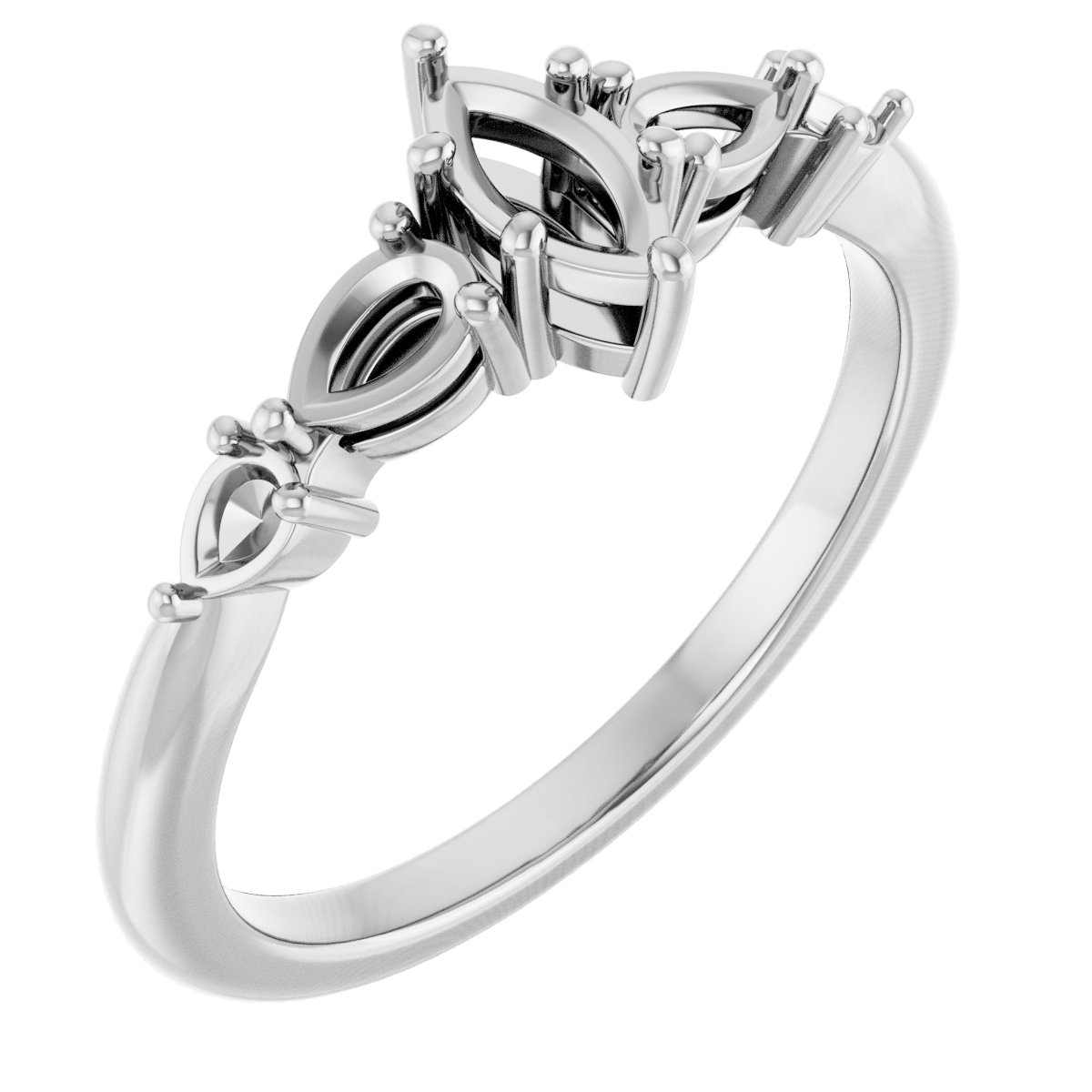 Accented Engagement Ring