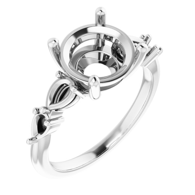 Accented Engagement Ring