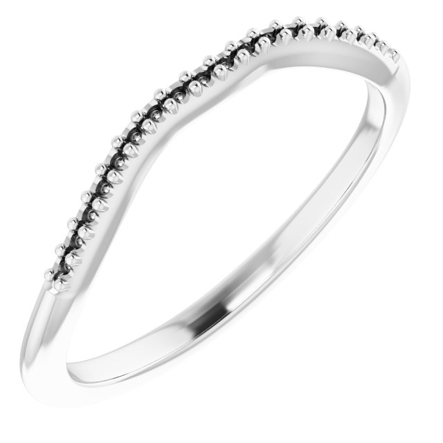 Band Mounting for 6x4 mm Emerald Ring
