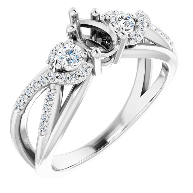 14k White Gold