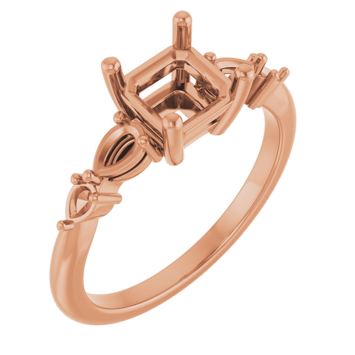 Accented Engagement Ring