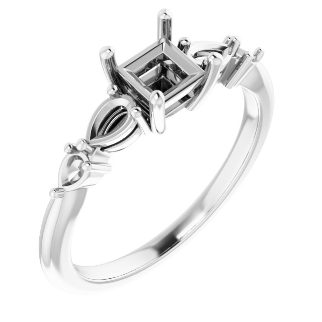 Accented Engagement Ring