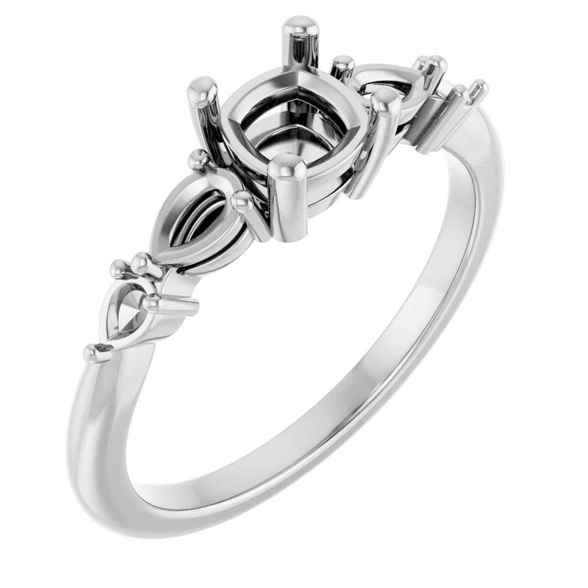 Accented Engagement Ring