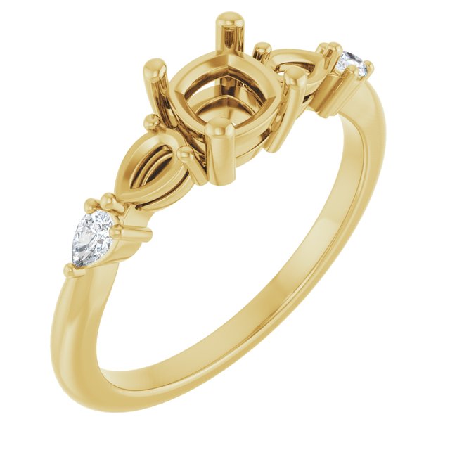 14k Yellow Gold