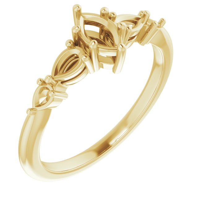 Accented Engagement Ring