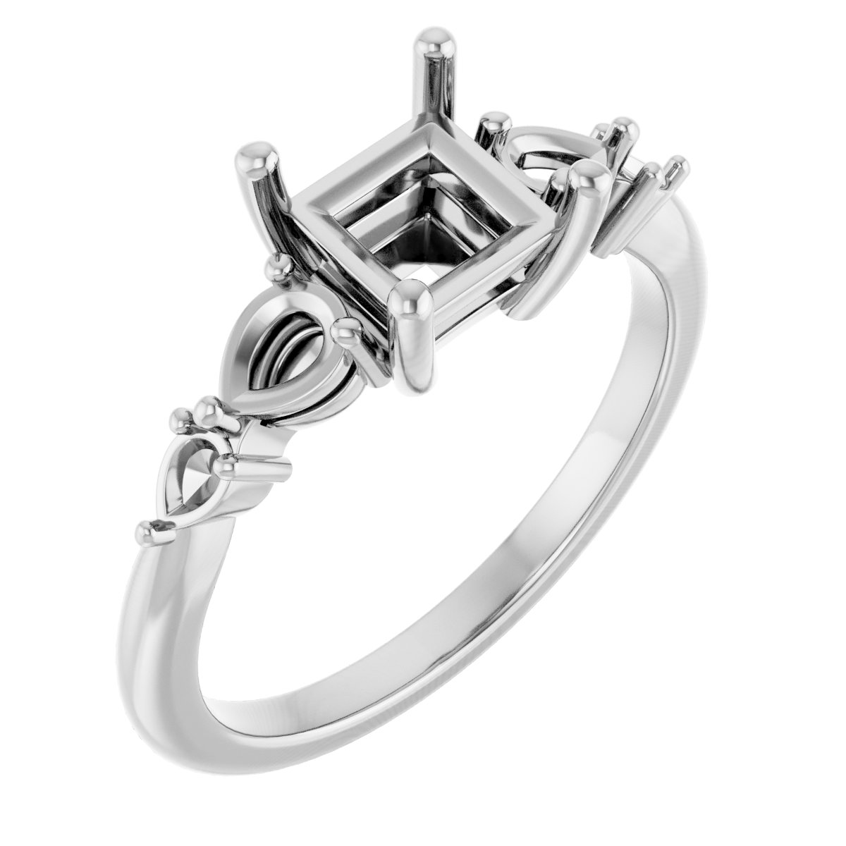 Accented Engagement Ring