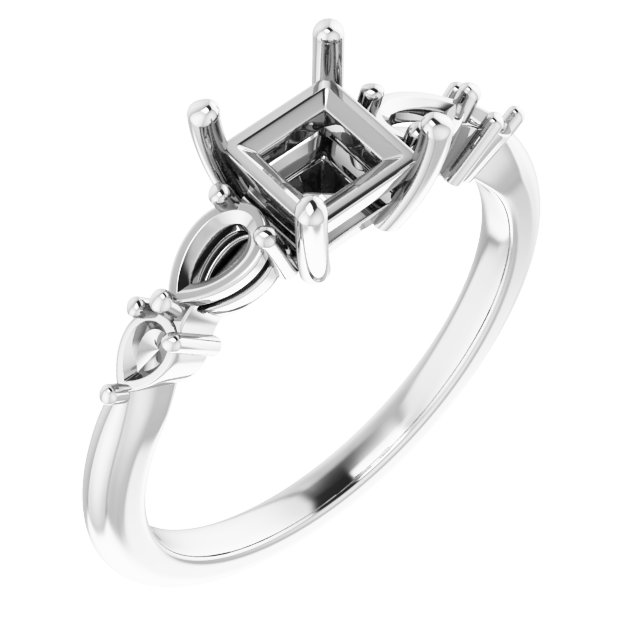 Accented Engagement Ring