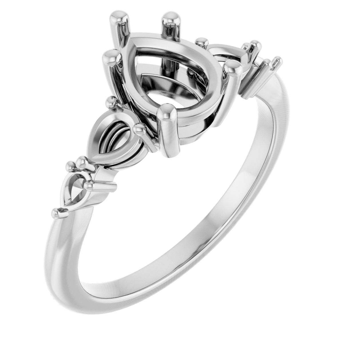 Accented Engagement Ring