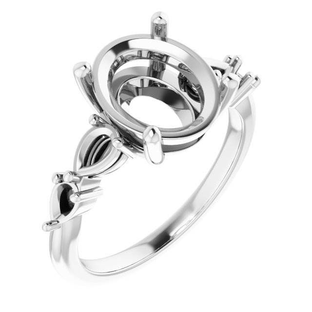 Accented Engagement Ring