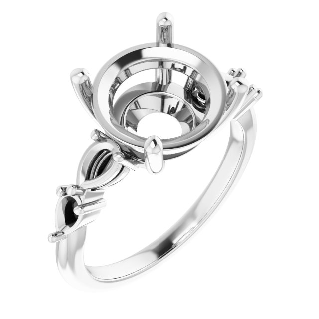 Accented Engagement Ring