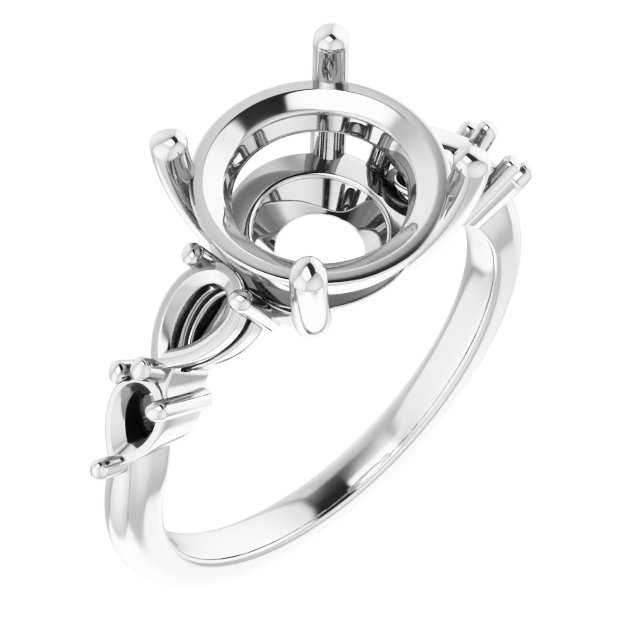 Accented Engagement Ring