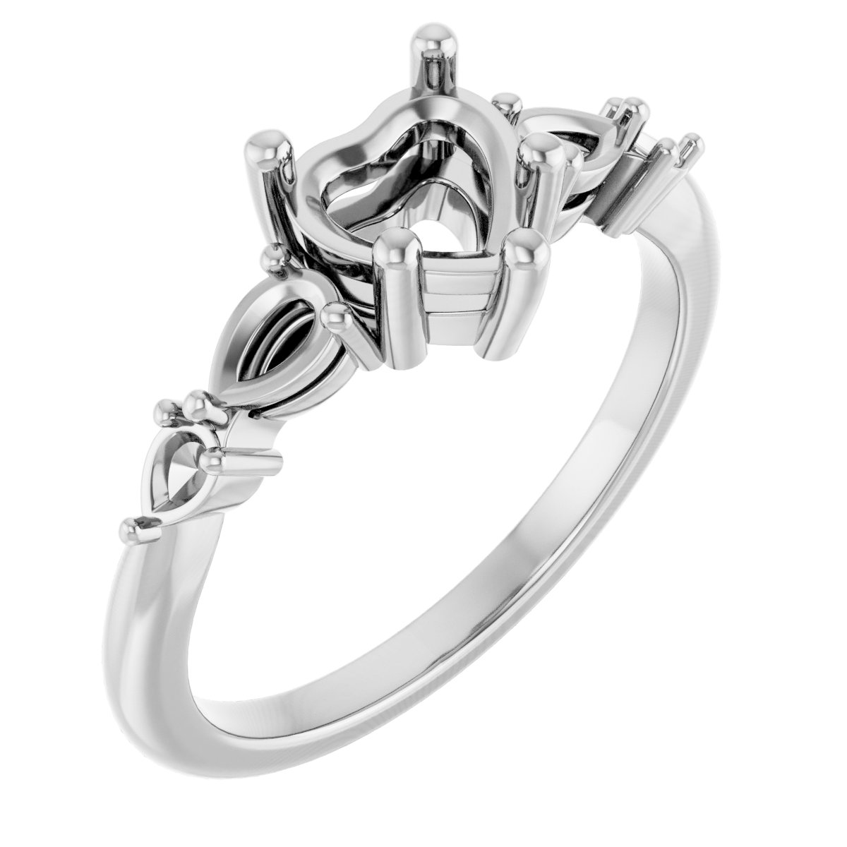 Accented Engagement Ring