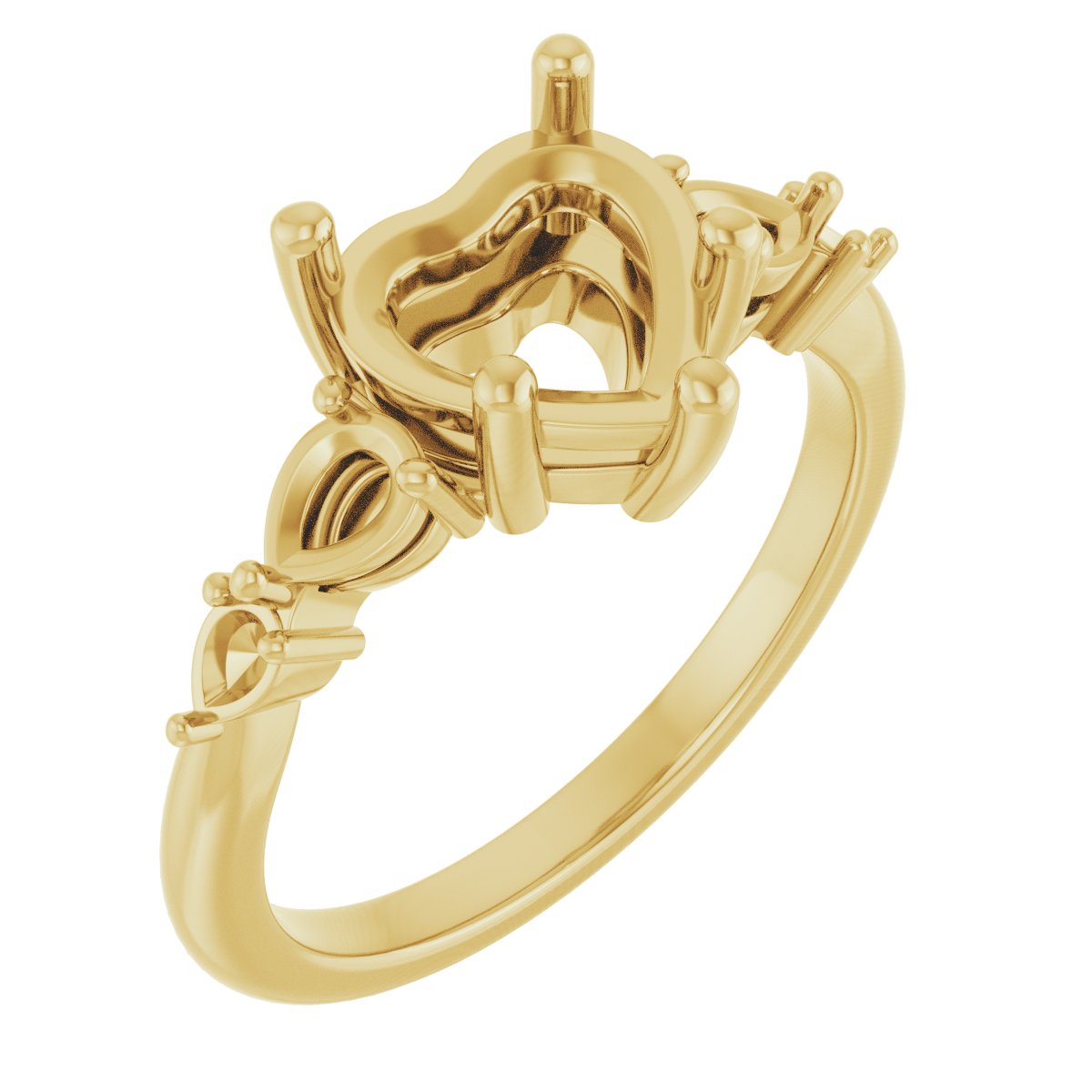 Accented Engagement Ring