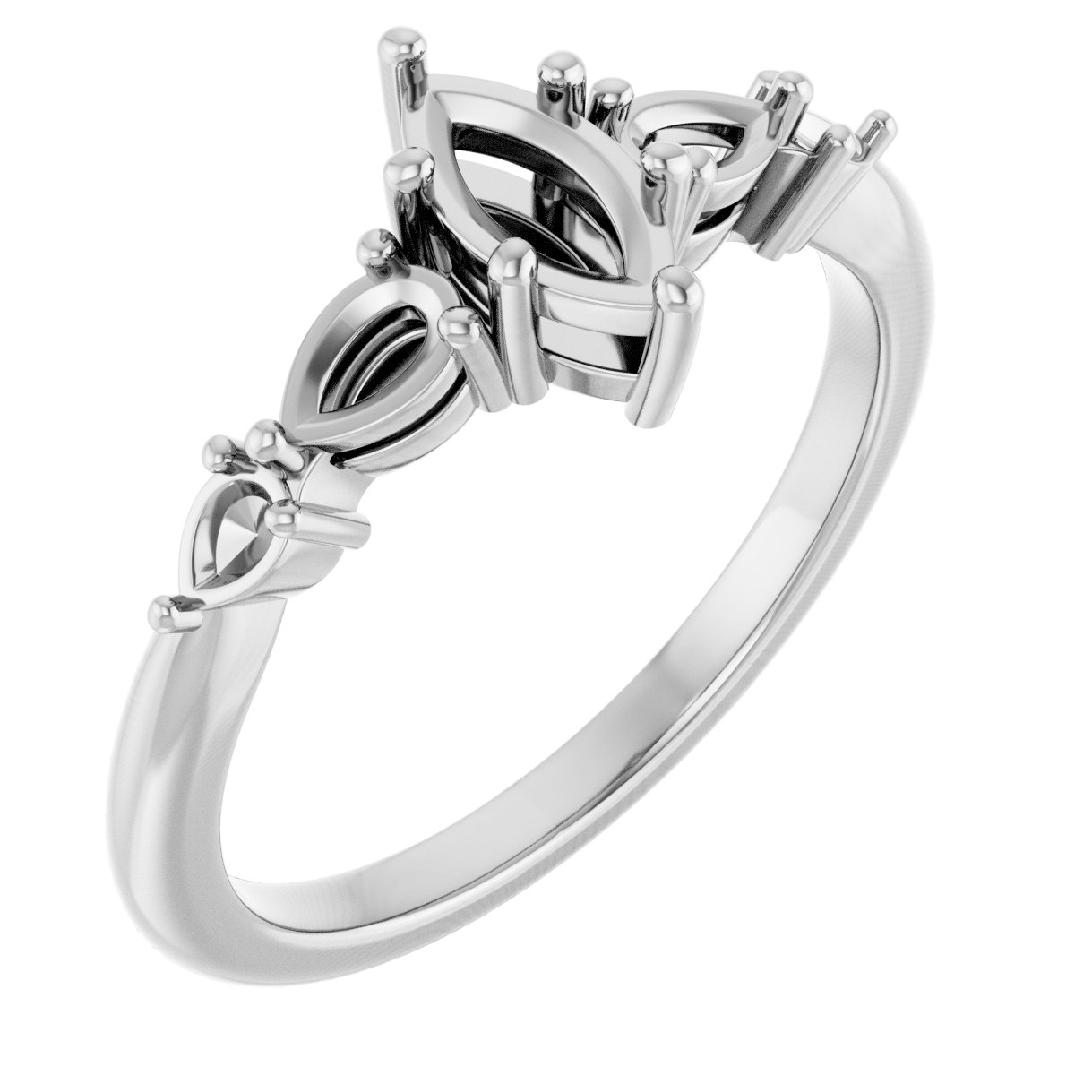 Accented Engagement Ring