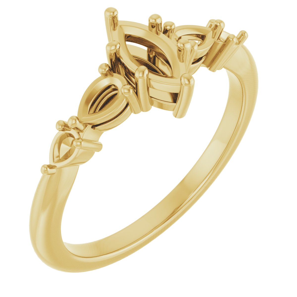 Accented Engagement Ring