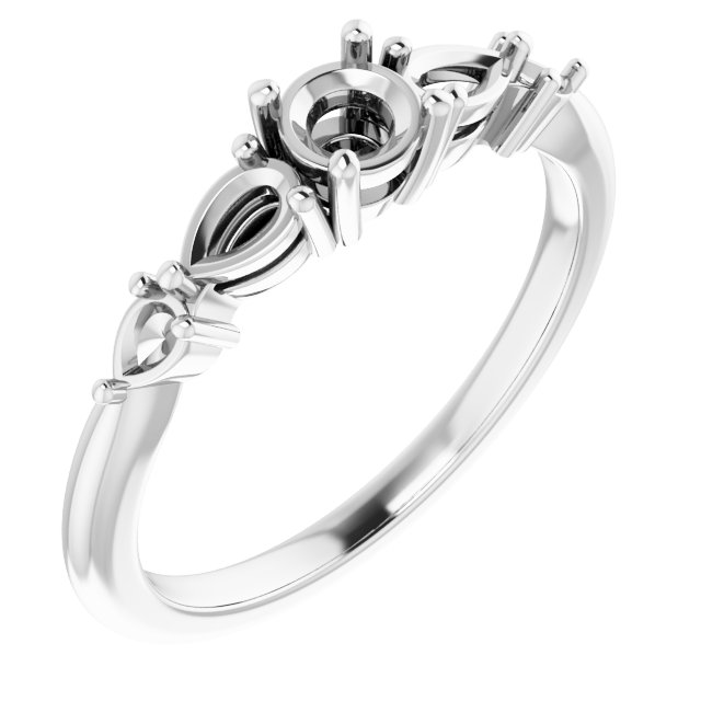 Accented Engagement Ring