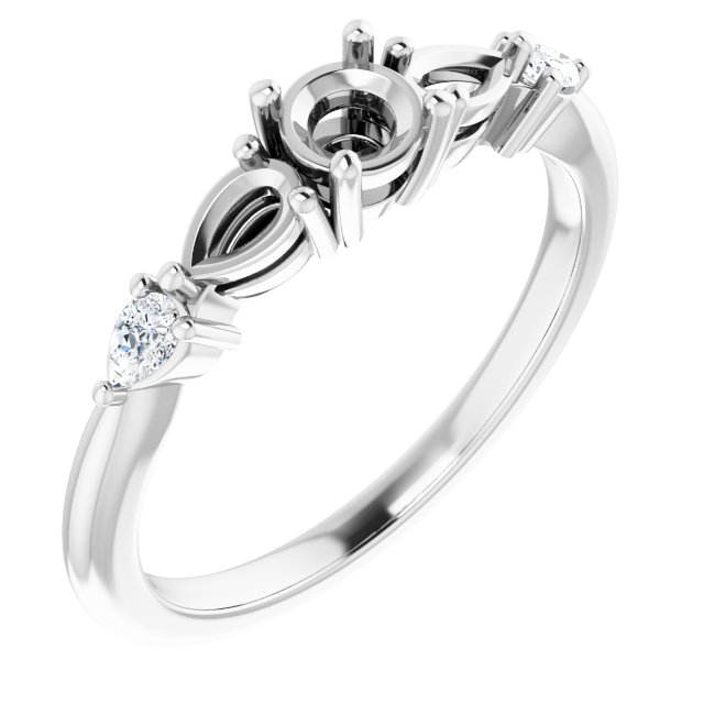 14k White Gold