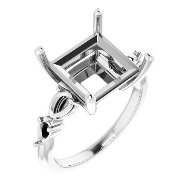 Accented Engagement Ring