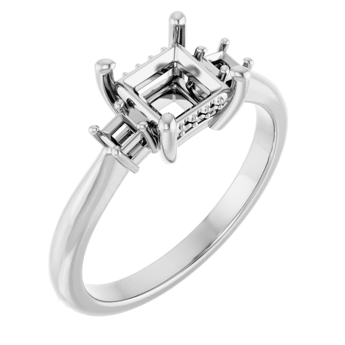 Accented Engagement Ring