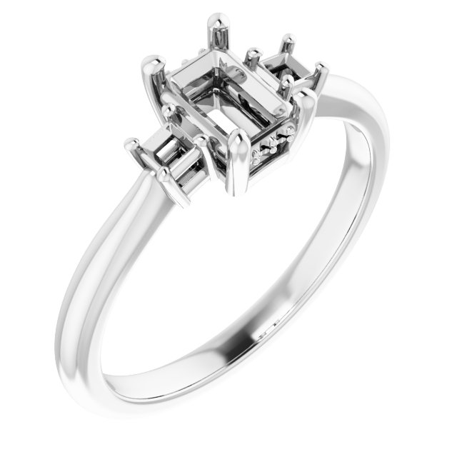 Accented Engagement Ring
