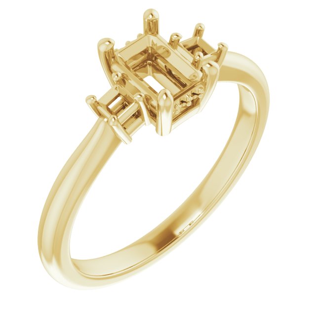 Accented Engagement Ring