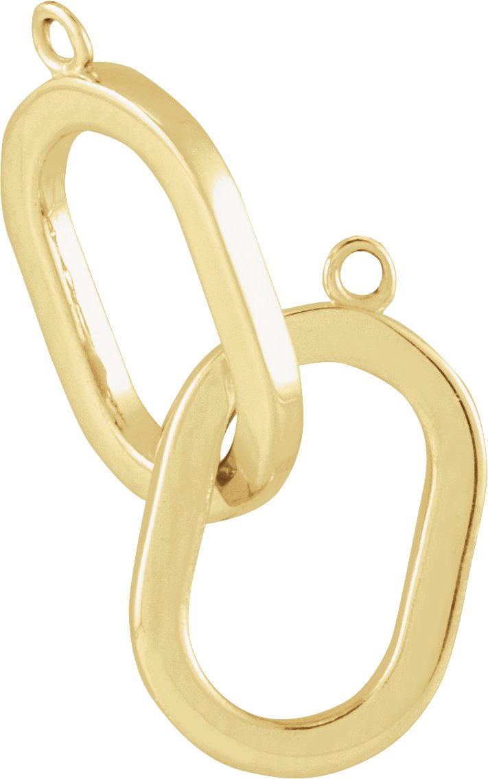 Interlocking Oval Necklace or Center