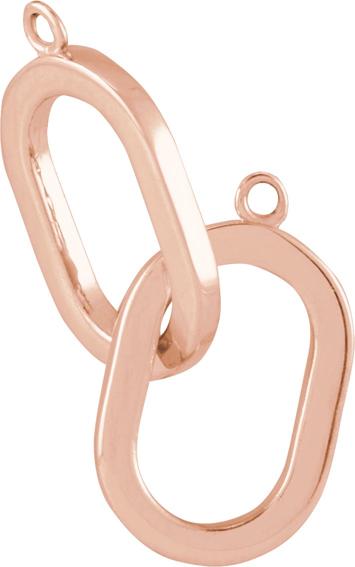 Interlocking Oval Necklace or Center