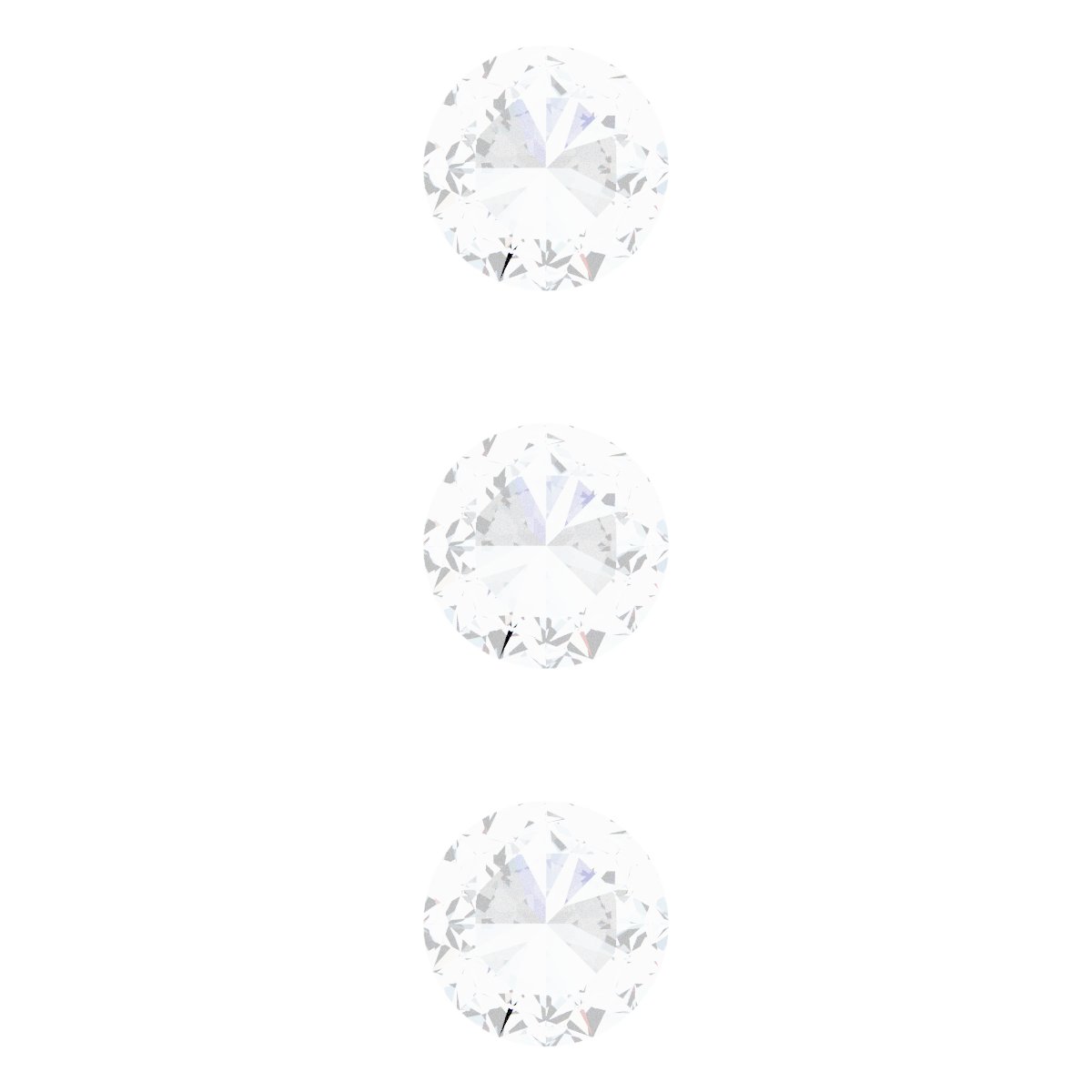 Rose-Cut Bezel-Set Bar Trim