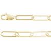14K Yellow Gold Filled 6.2 mm Elongated Link Cable 18 inch Chain Ref 19092836
