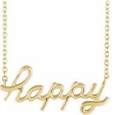 Happy Necklace or Center