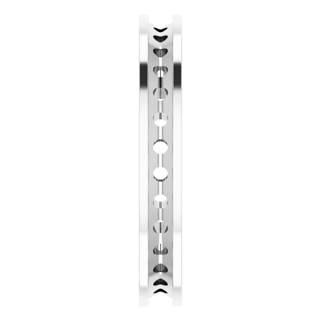 1.8 mm Round Eternity Band Mounting view 4