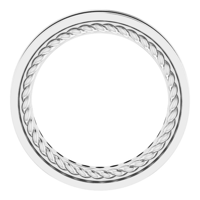 1.8 mm Round Eternity Band Mounting view 2