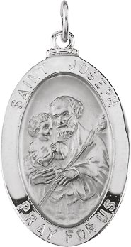 St. Joseph Medal Necklace or Pendant