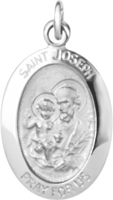 St. Joseph Medal Necklace or Pendant